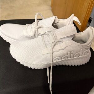 Adidas White Textured Sole Sneakers